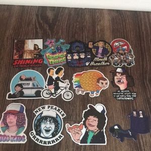 Stranger things stickers